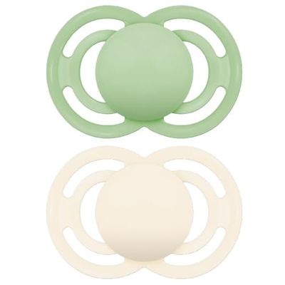 MAM - Sucette Perfect 18+ mois Tendance (2 pièces) coloris aléatoire – Tétine pour nourrisson en silicone extra fine et souple – Tétine bébé idéale pour un bon développement bucco-dentaire