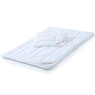 CelinaTex First Class 5000977 Conjunto de edredão infantil para todo o ano, 100 x 135 cm, inclui almofada de 40 x 60 cm, de microfibra, com almofada plana, certificado Oeko-Tex, lavável a 95 graus