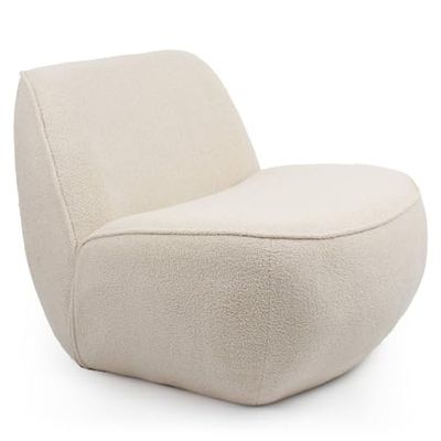 Menzzo Fauteuil Confort sans accoudoir Lipame Tsse Bouclette Beige
