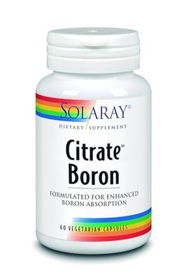 Solaray BioCitrate Boron 3mg | Boro | 60 VegCaps