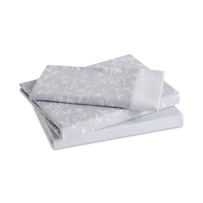 Alexandra House Living Zahara Beddengoedset, blauw, voor bedden van 150 cm breed, 3-delig