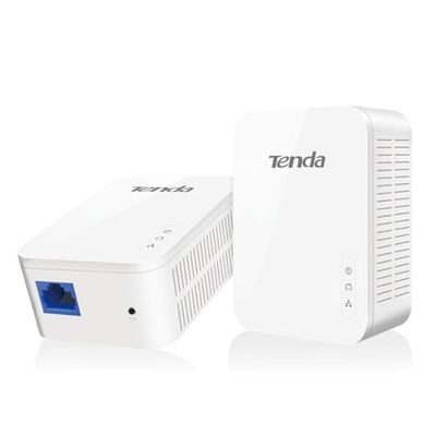 Tenda PH3 Adaptadores de comunicação por linha elétrica - PLC, adaptador de rede Gigabit Ethernet Powerline (1000 Mbps, economia de energia, plug e play, 2 peças)
