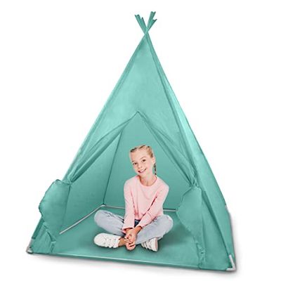 Mobiclinic®Kids, Tente pour Enfants, Pliable, Modèle Indien, Sac de Voyage Inclus, Marque européenne, Tipi pour Enfants, Maison de Jeux, intérieur et extérieur