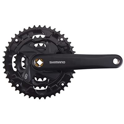 Shimano FC-M371 KRG, Paracatena per Bicicletta, 9 Velocità, Nero, 175 mm