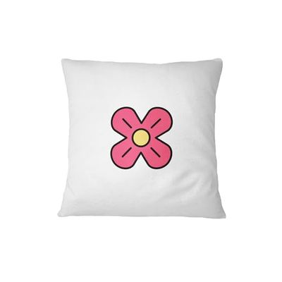 Bona Basics, Decoratieve kussenhoes, Huisdecoratie, voor bank, cafetaria, Afmeting: 60x60 cm, Kleur: Wit
