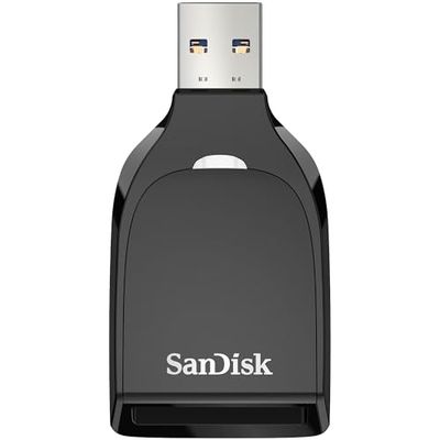 SanDisk QuickFlow SD UHS-I Card, USB-A Reader/Writer, Read speeds up to 250MB/s, Write speeds up to 150MB/s, USB 3.2, Gen 1