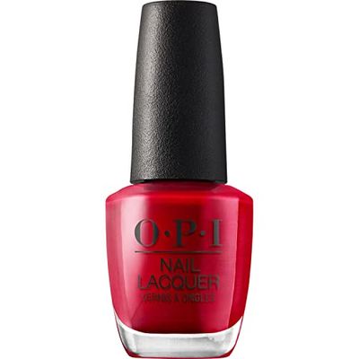 OPI Nail Lacquer | Smalto per Unghie, The Thrill Of Brazil | Rosso Intenso, 15ml