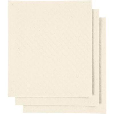 Creativ Tessuti da Cucina, Cotone, Bianco Sporco, Taglia unica
