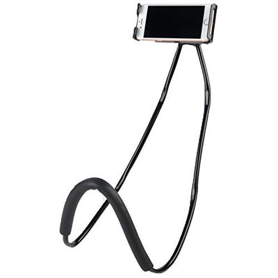 Intempo EE4090BLKSTKEU supporto collo regolabile per Smartphone e tablet, kit vivavoce, design portatile, rotazione a 360°, estensione da 12 a 20 cm, max. Dimensioni dispositivo: 193mm