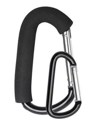 Babylo Multi Purpose Stroller Hook Set, for carrying bags, baby changing bags and hand bags, universal