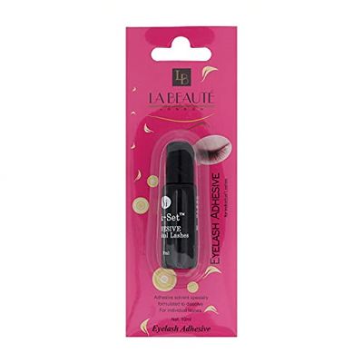 LB Eyelash Adhesive Glue Individual Black/Negro 10Ml (Q003), Estándar, Único