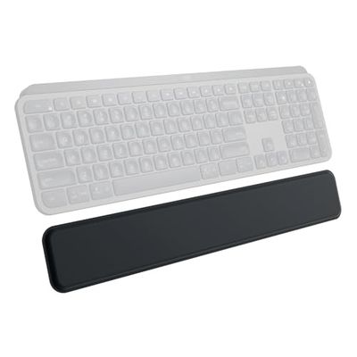 Logitech MX PALM REST pour MX Keys, Un soutien premium et Antidérapant pour Taper Confortablement Pendant des Heures, Noir