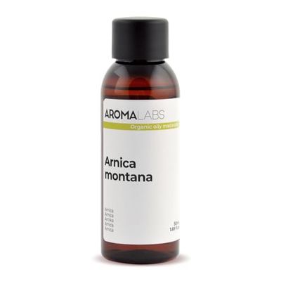 ORGANIC - ARNICA Infused Oil - 50mL - 100% Pure, Natural and Cosmos Certified - AROMA LABS (French Brand)