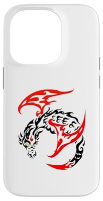 Tribal Dragon Winged Creature Fantasy Case for iPhone 14 Pro