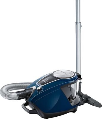 Bosch Hogar BGS7RCL Relaxx Ultimate Aspirador sin Bolsa, Extremadamente silencioso 68 decibelios, 700 W, 3 litros, Azul, azul