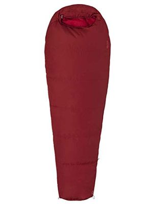 Marmot Nanowave Mummy Sleeping Bag para homem, vermelho-escuro (brick), regular - 183 cm