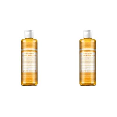 Dr Bronner, Citrus All-One Magic Soap 240ml (Pack of 2)