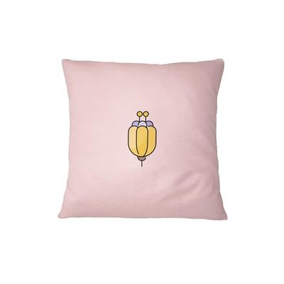 Bona Basics, Federa decorativa per cuscino, decorazione per la casa, per divano, caffetteria, dimensioni: 45 x 45 cm, colore: rosa chiaro