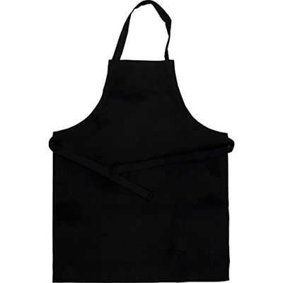 Delantal, tamaño 55 x 70 cm, negro, 1 pieza