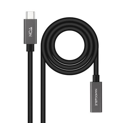 USB 3.2 Gen2x2 kabel, 60 W, 4 K/60 Hz, USB-C M/H, 2 m, ideaal voor gegevensoverdracht en snel opladen van apparaten.