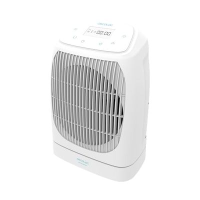 Cecotec Chauffage Faible Consommation Ready Warm 9750 Rotate Force. 3 modes, Thermostat Réglable, Protection contre les surchauffes, Système Anti-renversement, 2000 W. (Smart Force, Blanc)