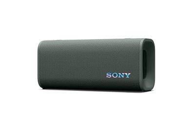 Sony ULT Field 3 - Enceinte Bluetooth Ultra Portable avec ULT Power Sound, Batterie 24 Heures, IP67, étanche, Anti-poussière, Anti-Choc, bandoulière détachable, compacte - Gris forêt