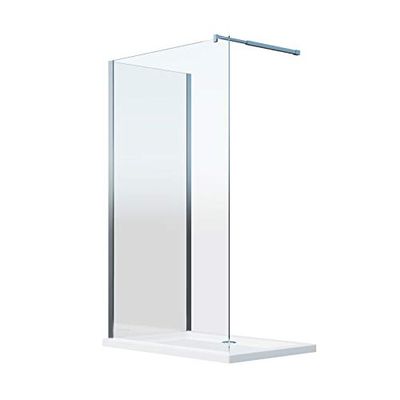 Parete doccia Walk-in Angolare Doppio Vetro 8 mm Reversibile (73-75 x 118,5-120,5 H 200 cm)