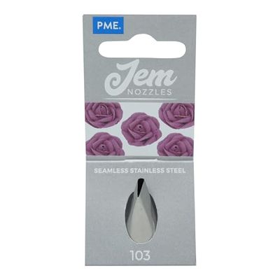 PME Bocchetta Decorativa, Acciaio Inossidabile, Argento