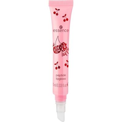 Essence Cosmetics Brillo de labios con péptidos SO CHERRY happy, hidratar/humectar, brillante, rociado, 10 ml