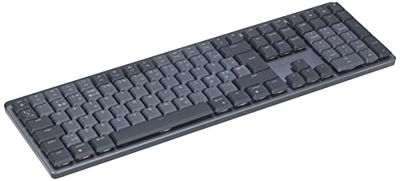 Logitech MX Mechanisch, Draadloos, Verlicht Toetsenbord, Clicky schakelaars, Pan Nordic QWERTY indeling - Grijs