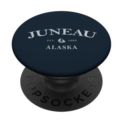 Juneau Alaska | Impresión Gráfica Juneau AK PopSockets PopGrip Adhesivo