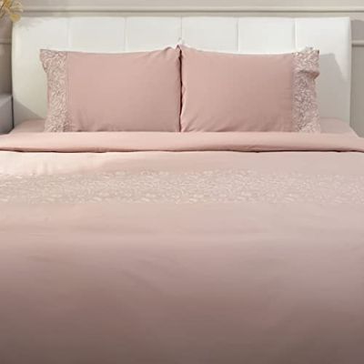 Deco Mex sängkläder i 4 delar Bella 200 x 220 cm, rosa