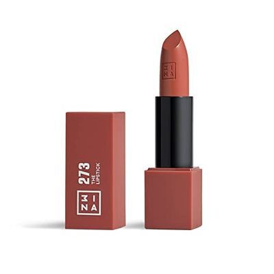 3INA MAKEUP - The Lipstick 273 - Bordeaux chiaro - Rosetto Bordeaux chiaro Rossetti Matte Cremosi con Vitamina E e Burro di Karite - Alta Pigmentazione al Profumo di Vaniglia - Vegan - Cruelty Free