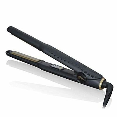ghd - Lisseur ghd Mini - Fer à lisser professionnel (Noir) - Lissage précis - Plaques 40% plus fines - Sans chaleur extrême - Des cheveux 50% plus brillants - Idéal cheveux courts, franges