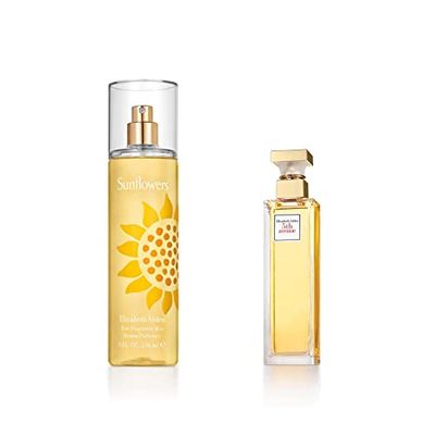 Elizabeth Arden - Sunflowers - Brume Parfumée pour Femme Senteur Florale et Fruitée - Spray Vaporisateur - Fragrance Fleurie et Rayonnante - Brume Délicatement Parfumée