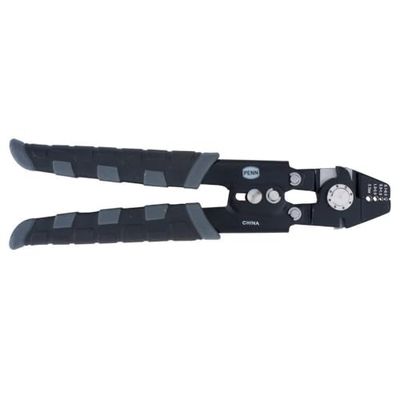 Penn Unisex Leader Crimp-Zwart, 10-Inch