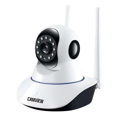 Camview Gemotoriseerde IP-camera voor binnen, 2 MP, 1080 p, vaste lens 3,6 mm, microfoon en luidspreker, draaibaar