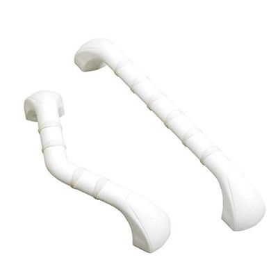 Performance Health Prima White Angled Grab Rail - 40 cm (Eligible for VAT relief in the UK)