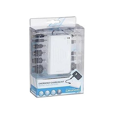 Kit batteria d'emergenza ricaricabile Grundig con 12 connettori
