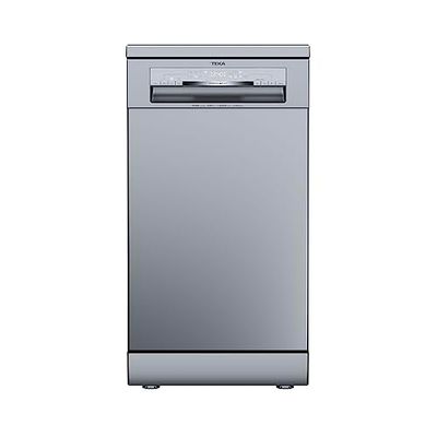 Teka DFS 74 850 SS - Lavavajillas Libre Instalación 45 cm, ExpertCare Series, para 10 cubiertos, Tercera Bandeja MultiFlex3, 8 Programas de Lavado, Color Acero Inoxidable