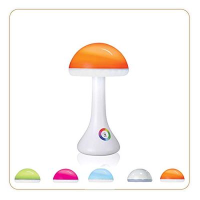 LB Office 8220 Champi Couleurs - Lampe LED - Chevet avec veilleuse lumineuse personnalisable - Rechargeable USB - 3 niveaux d'intensité lumineuse