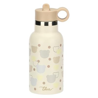 THUN - Thermosfles - roestvrij staal, PP, siliconen - collectie Baby Dolce Fattoria - Ø 7,2-18,7 cm h