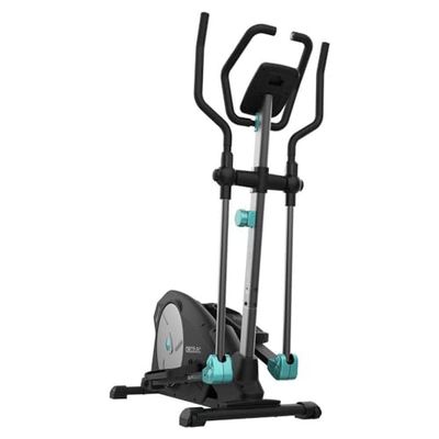 Cecotec Bicicleta Elíptica de Resistencia Magnética Drumfit Elliptical 8000 Magno. 8 Niveles Ajustables Manualmente, Volante Inercia 8Kg, Zancada 38cm, Pulsómetro, Pantalla LCD, Soporte Dispositivos