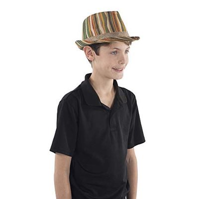 Dress Up America Fedoras para niños y adultos - Fedoras de fiesta - Accesorio de disfraz para Halloween