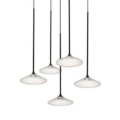 Artemide Orsa Cluster 5 Lampada, Nero/Trasparente