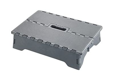 Maximex 89280500 Pedana Pieghevole per Interni ed Esterni, Grigio/Nero