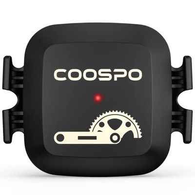 COOSPO Snelheids-/trapfrequentiesensor voor fietsen en fietsen met dual-module Bluetooth 4.0 Ant+ voor fietscomputer smartphone