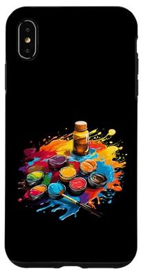 Artist Paint Palette And Brushes Art Case for iPhone XS Max