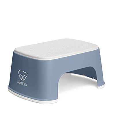 BabyBjörn Marchepied, Bleu profond/Blanc