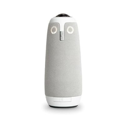 Meeting Owl 3 - Videocamera per videoconferenza HD Smart 1080p a 360°, microfono e altoparlante (fuoco automatico altoparlante, Smart Zoom, equalizzazione rumore)